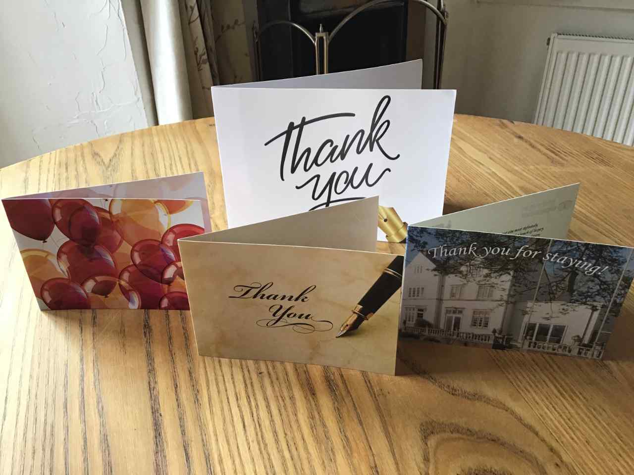 Thank you for staying cards Thank you for staying cards